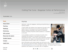 Tablet Screenshot of callingthetune.co.uk